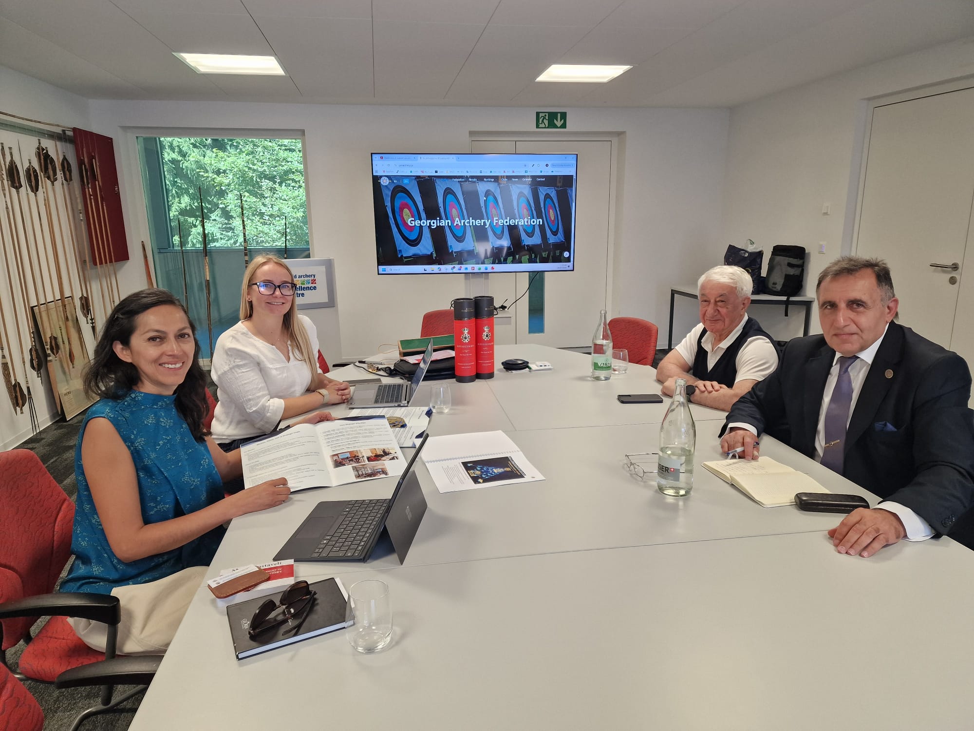 Working Visit of the Delegation of the Georgian National Archery Federation to World Archery and the World Archery Excellence Centre